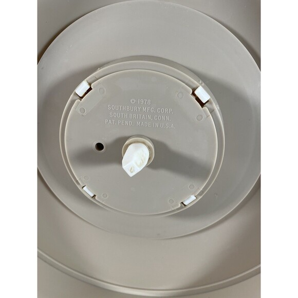 Vintage 1970s HOAN Southbury 4 Pcs Salad Spinner Biege Clean - Picture 6 of 7